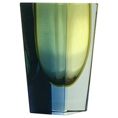 Vintage Kaj Franck, a "Prisma" Glass Art-Object, Model KF 215, Nuutajärvi-Notsjö, 1963