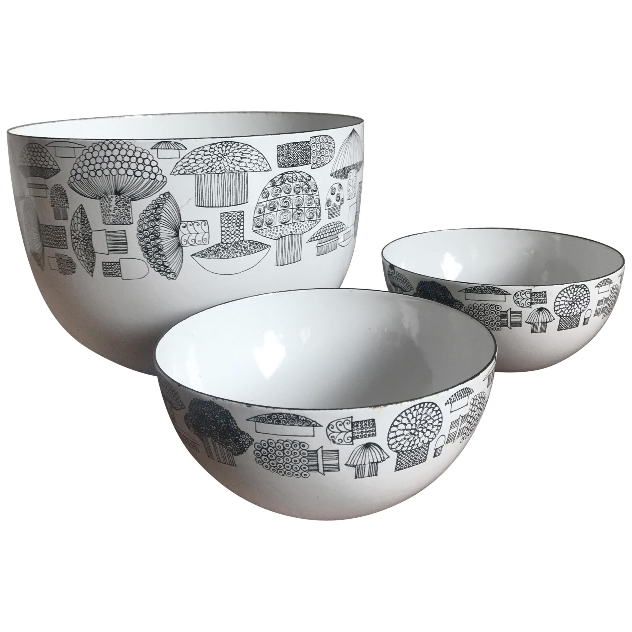 Kaj Franck Arabia Metal Bowls Set, 1950s