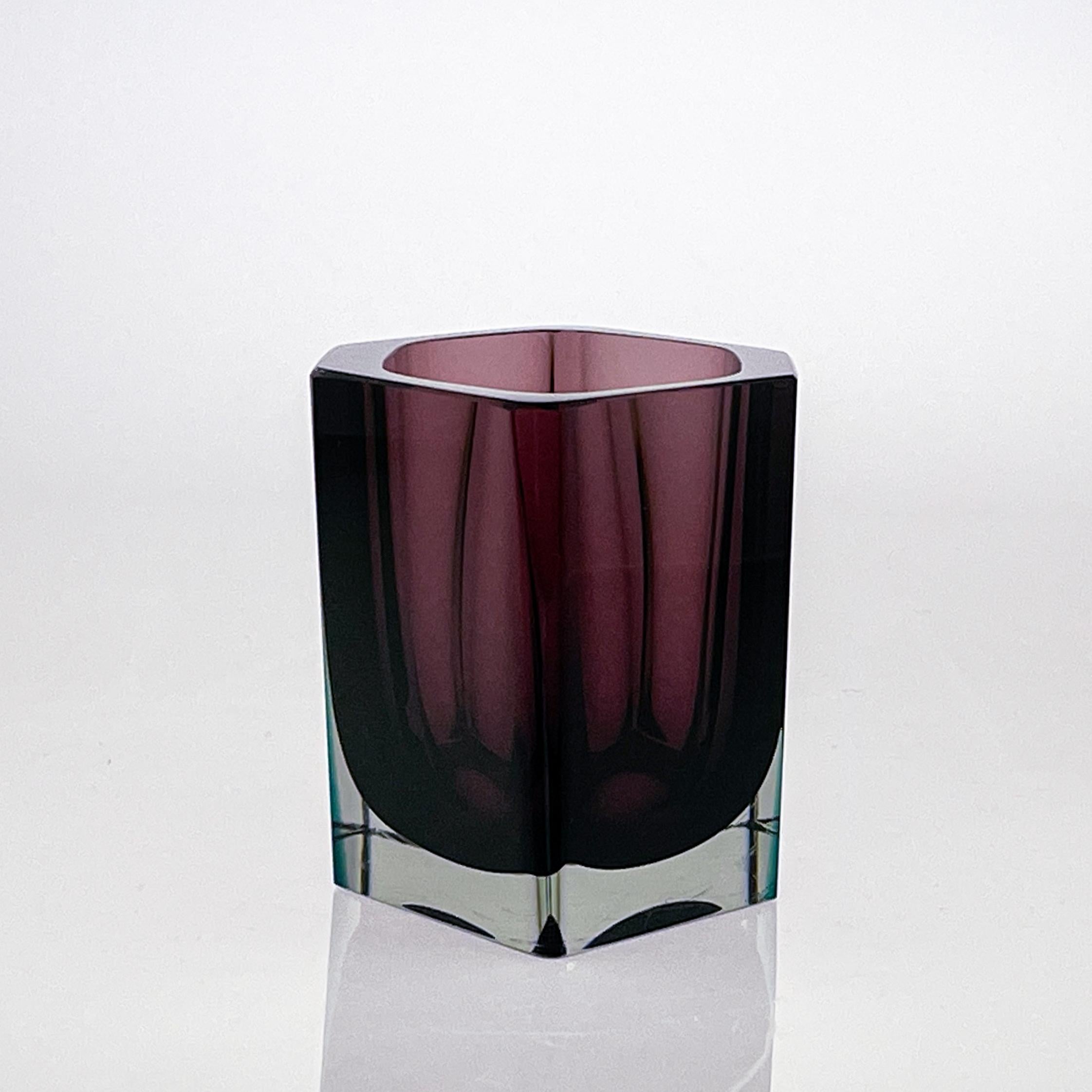 Midcentury Modern Kaj Franck Glass Art-Object Vase Pilari Handblown Finland 1959 In Good Condition In EL Waalre, NL