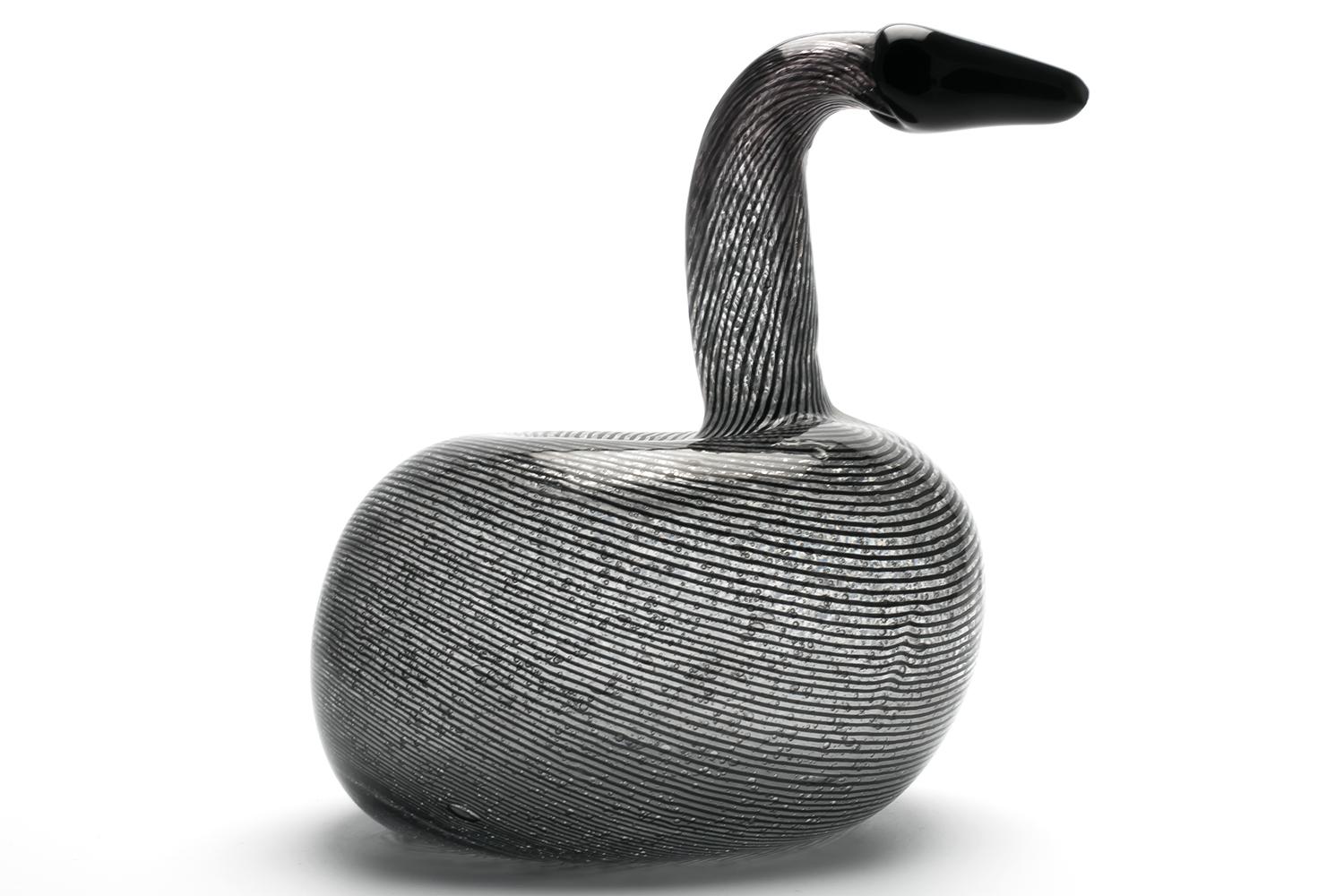 Kaj Franck / SCHWARZER SCHWAN (EINZIGARTIGES STÜCK) / Nuutajarvi (Finnisch) im Angebot