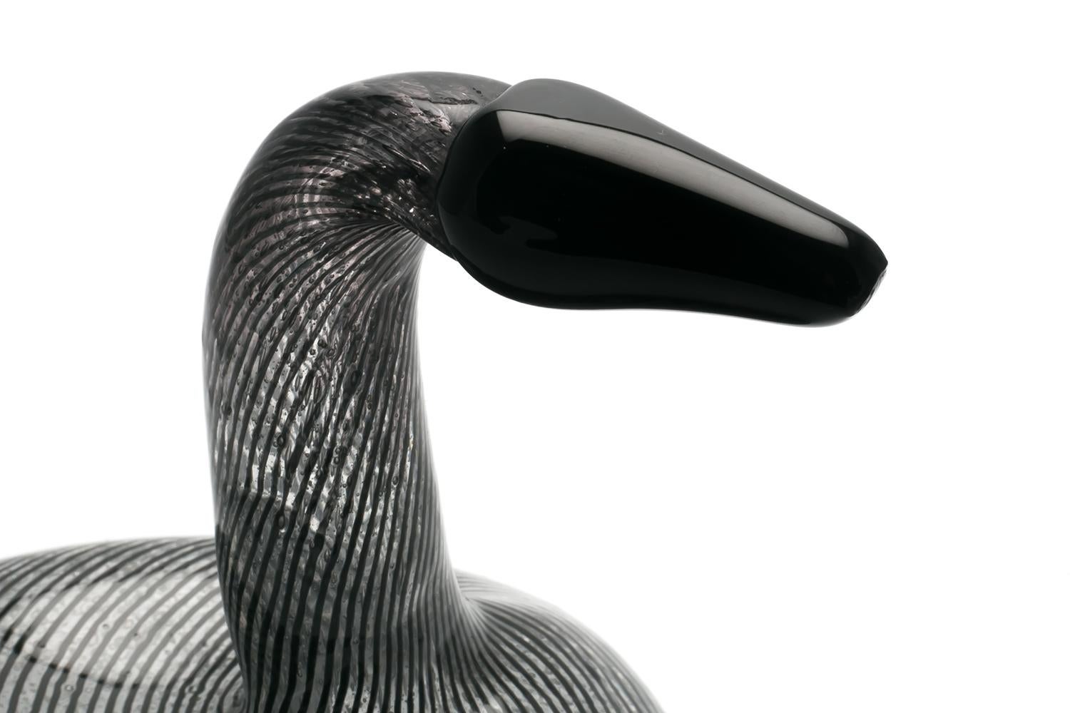 Kaj Franck / SCHWARZER SCHWAN (EINZIGARTIGES STÜCK) / Nuutajarvi im Angebot 1
