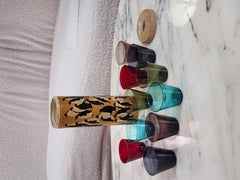 Kaj Franck Blown Glass Cocktail Nuutajarvi Penguin Party Set