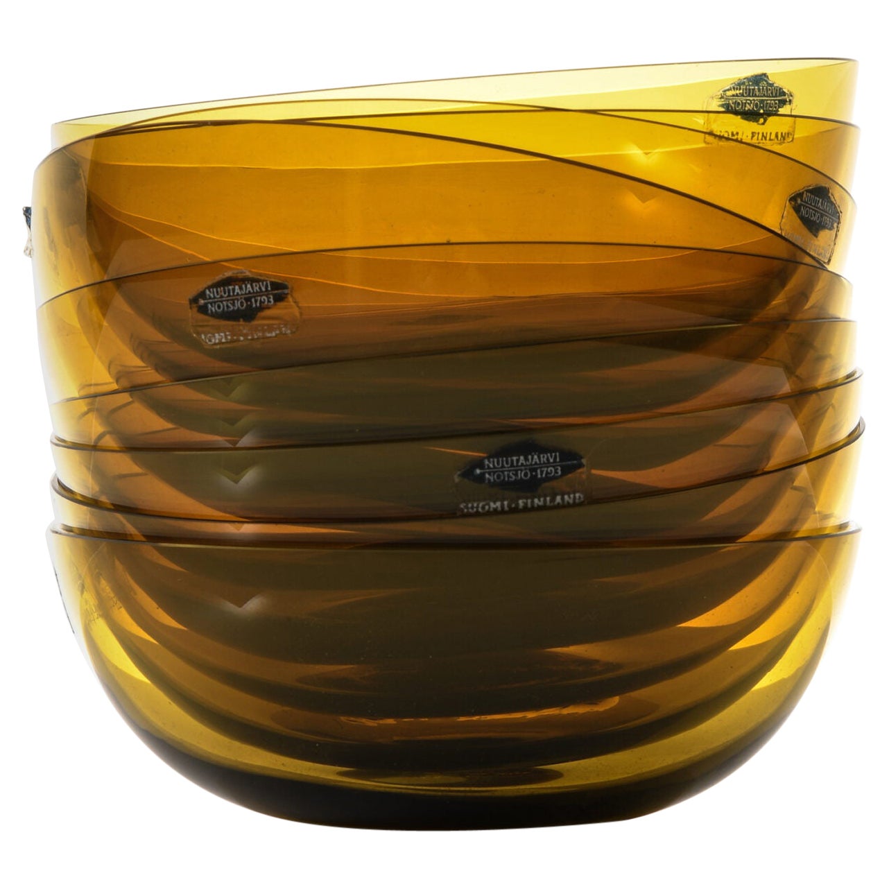 Kaj Franck Bowls Produced by Nuutajärvi Notsjö in Finland