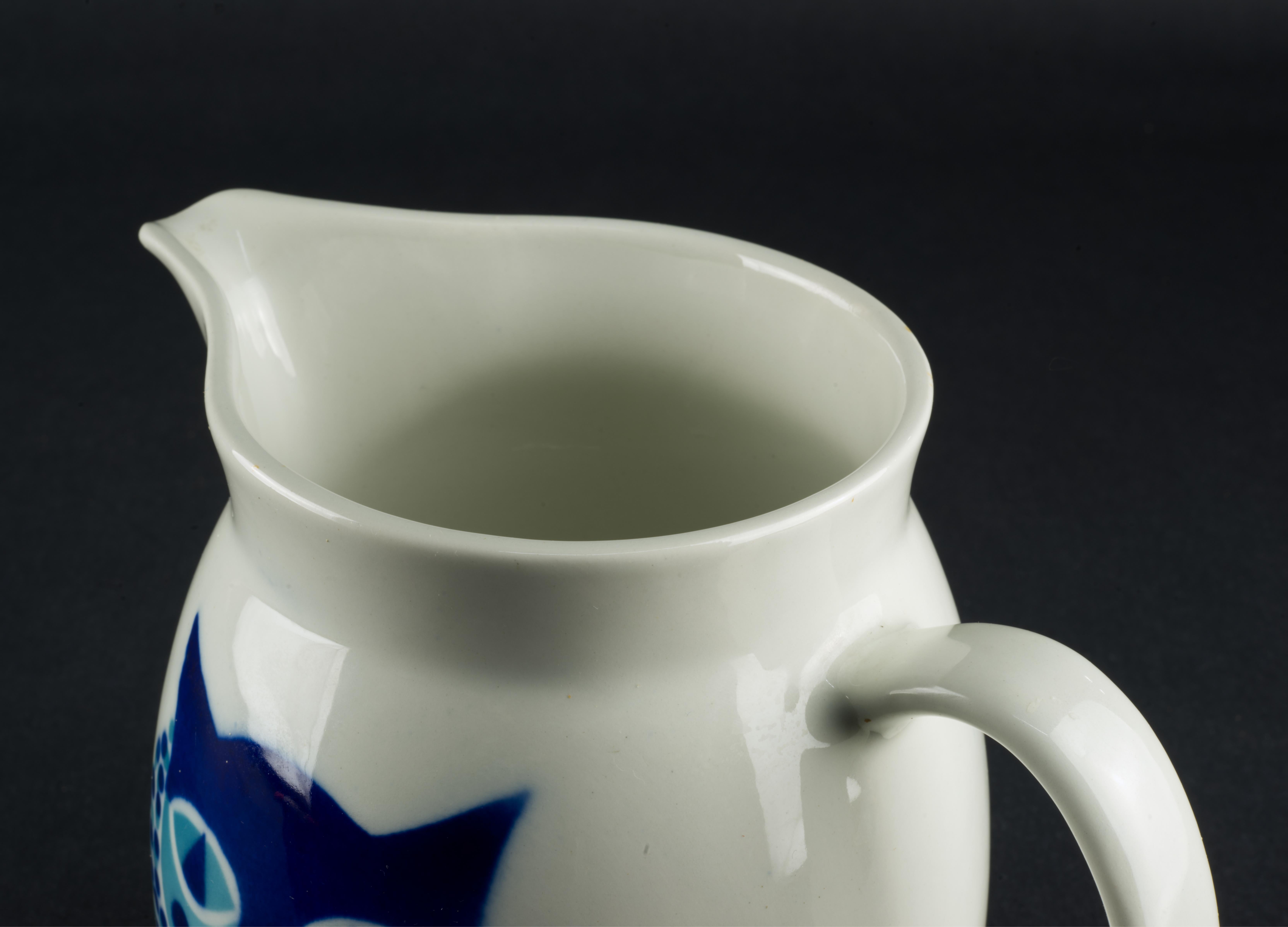 Kaj Franck Ceramic Kissa Cat Pitcher for Arabia Finland 1960s 1