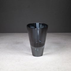 Kaj Franck for Nuutajarvi Notsjo Grey Cased Blown Glass Vase, Finland c.1958