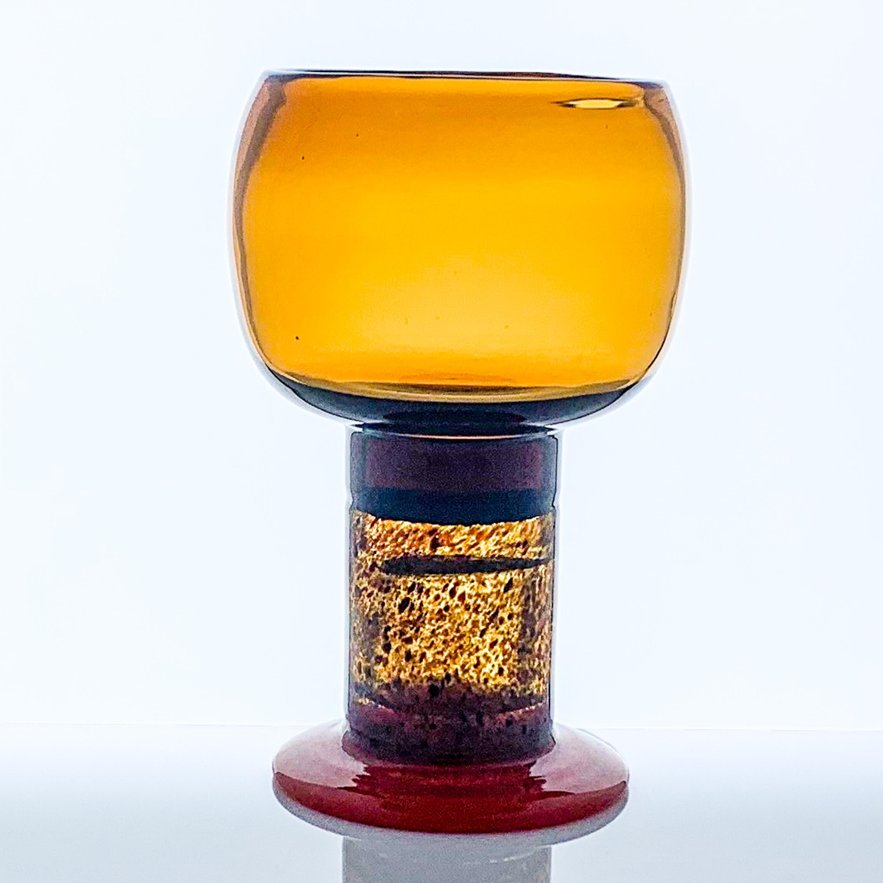 Other Kaj Franck Glass Art-Object / Goblet, Model KF539, Nuutajärvi-notsjö, circa 1975