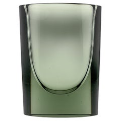 Kaj Franck, Grünes Glas-Kunstobjekt, Modell N 407, Nuutajrvi-Notsj, Finnland 1967