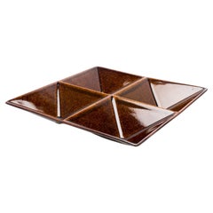 Kaj Franck / KF1 HORS D'OEUVRE DISH(BROWN) / Arabia Finland