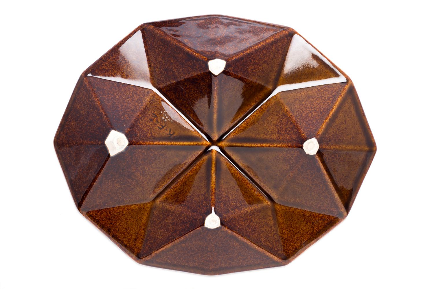 Kaj Franck / KF2 HORS D'OEUVRE DISH(BROWN) / Arabia Finland For Sale 1