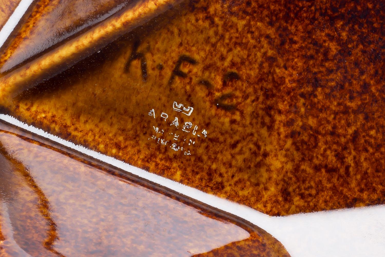 Kaj Franck / KF2 HORS D'OEUVRE DISH(BROWN) / Arabia Finland For Sale 2