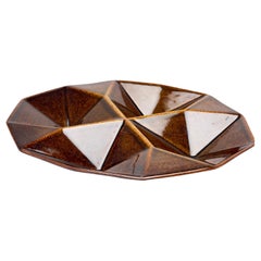 Kaj Franck / KF2 HORS D'OEUVRE DISH(BROWN) / Arabia Finland