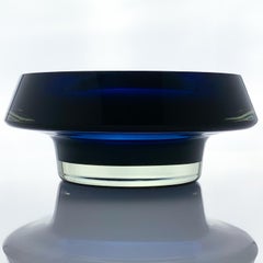 Kaj Franck, Large Blue Glass Art-Object, Model KF 261, Nuutajärvi-Notsjö 1961