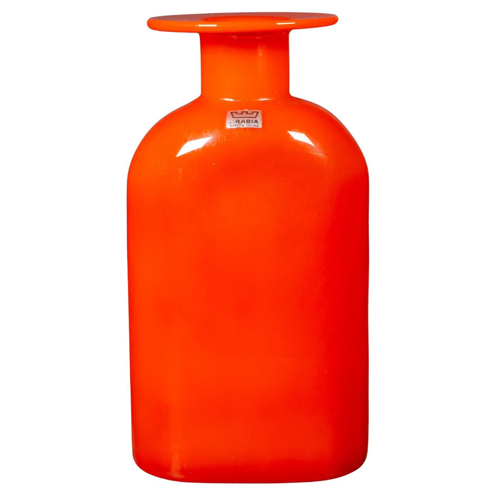 Kaj Franck Nuclear Orange Vase c.1950