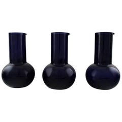Kaj Franck, Nuutajärvi Glass Works, Finland, Art Glass, Three Pitchers