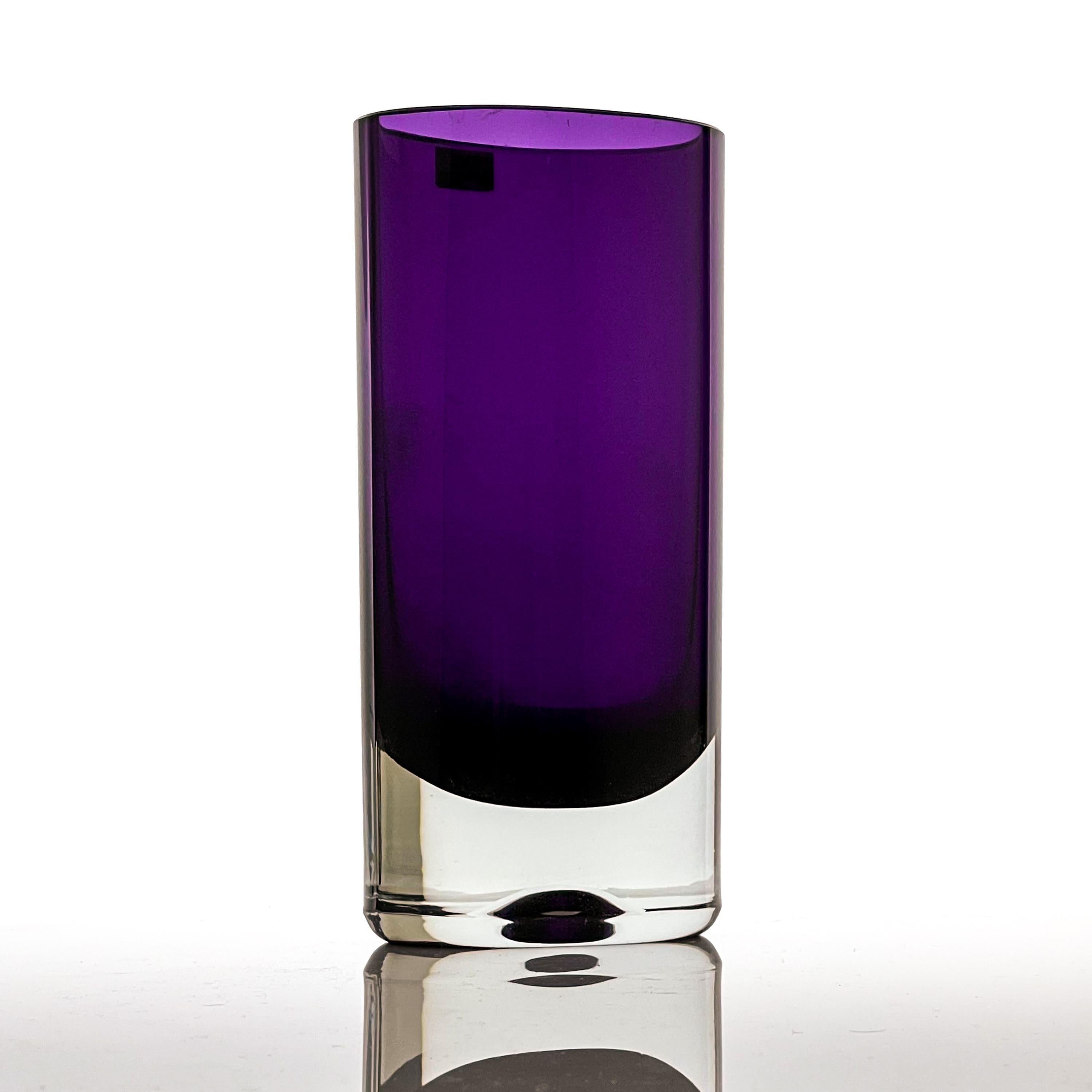 Other Kaj Franck, Purple glass Art-Object, Model KF 295, Nuutajärvi-Notsjö, ca. 1965