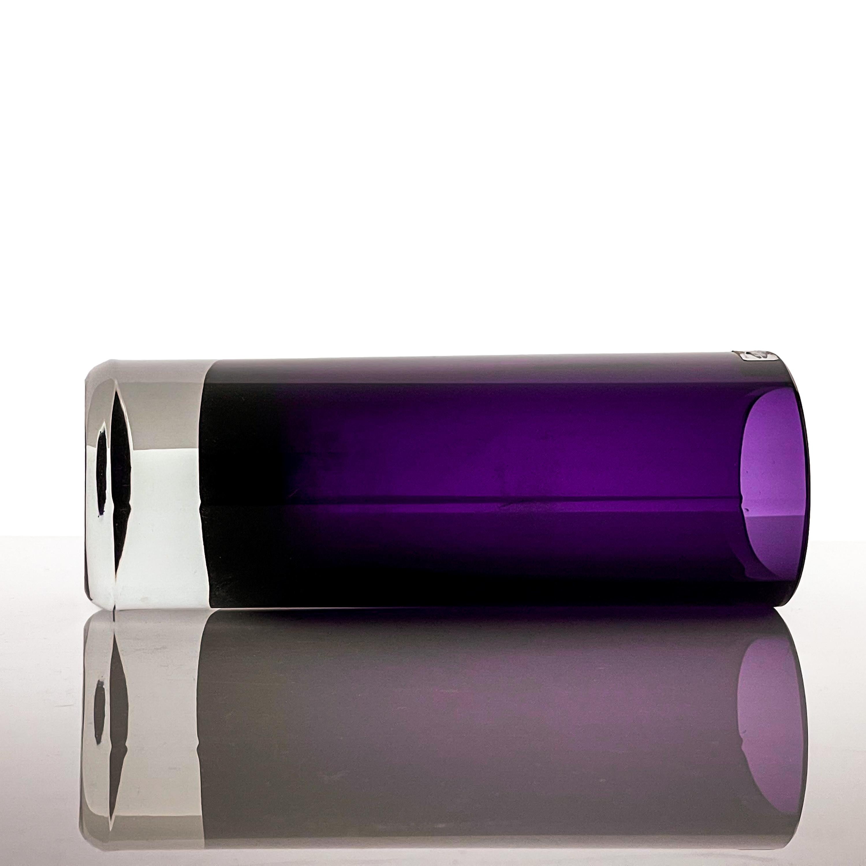 Mid-20th Century Kaj Franck, Purple glass Art-Object, Model KF 295, Nuutajärvi-Notsjö, ca. 1965