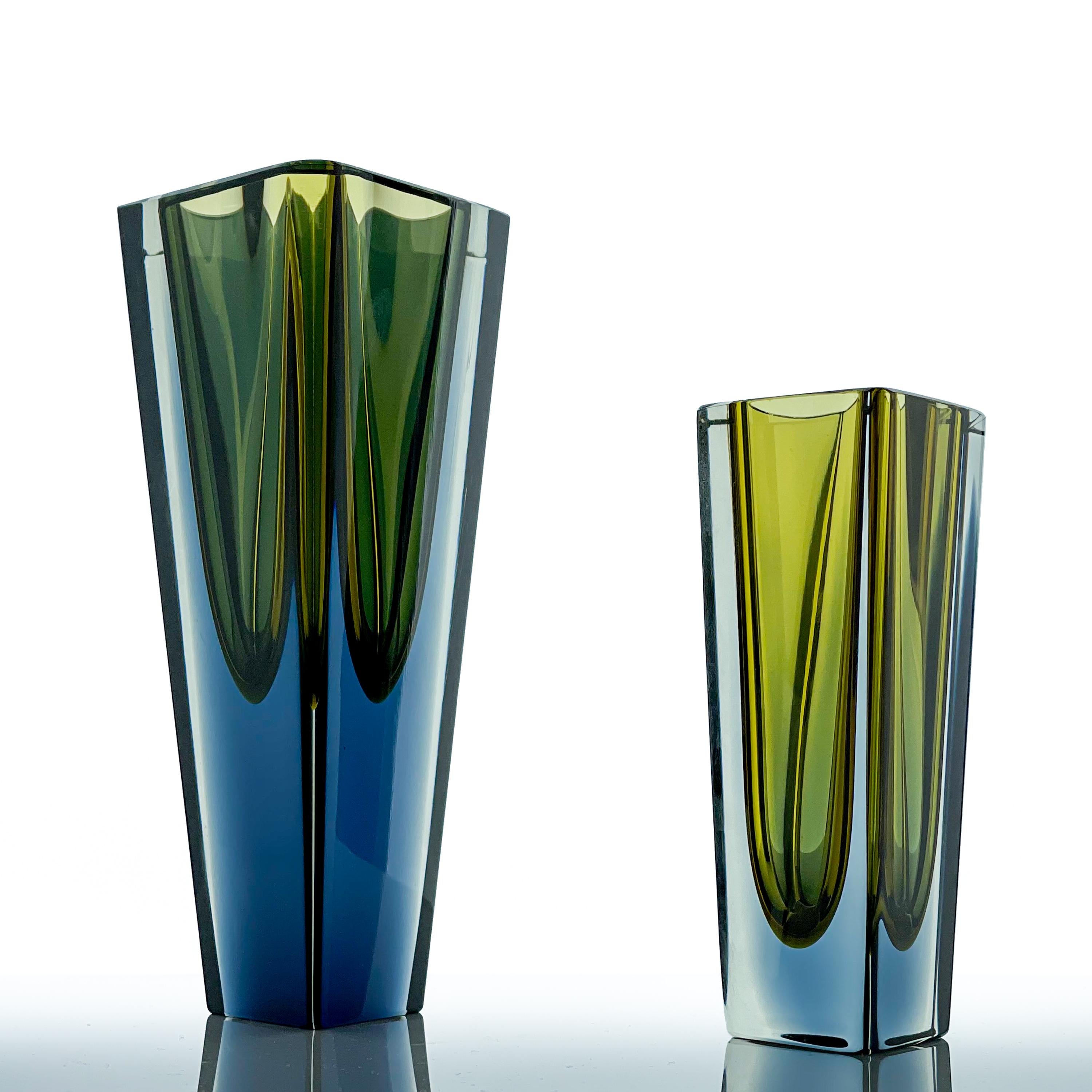 Finnish Kaj Franck, Two Glass Art-Objects 