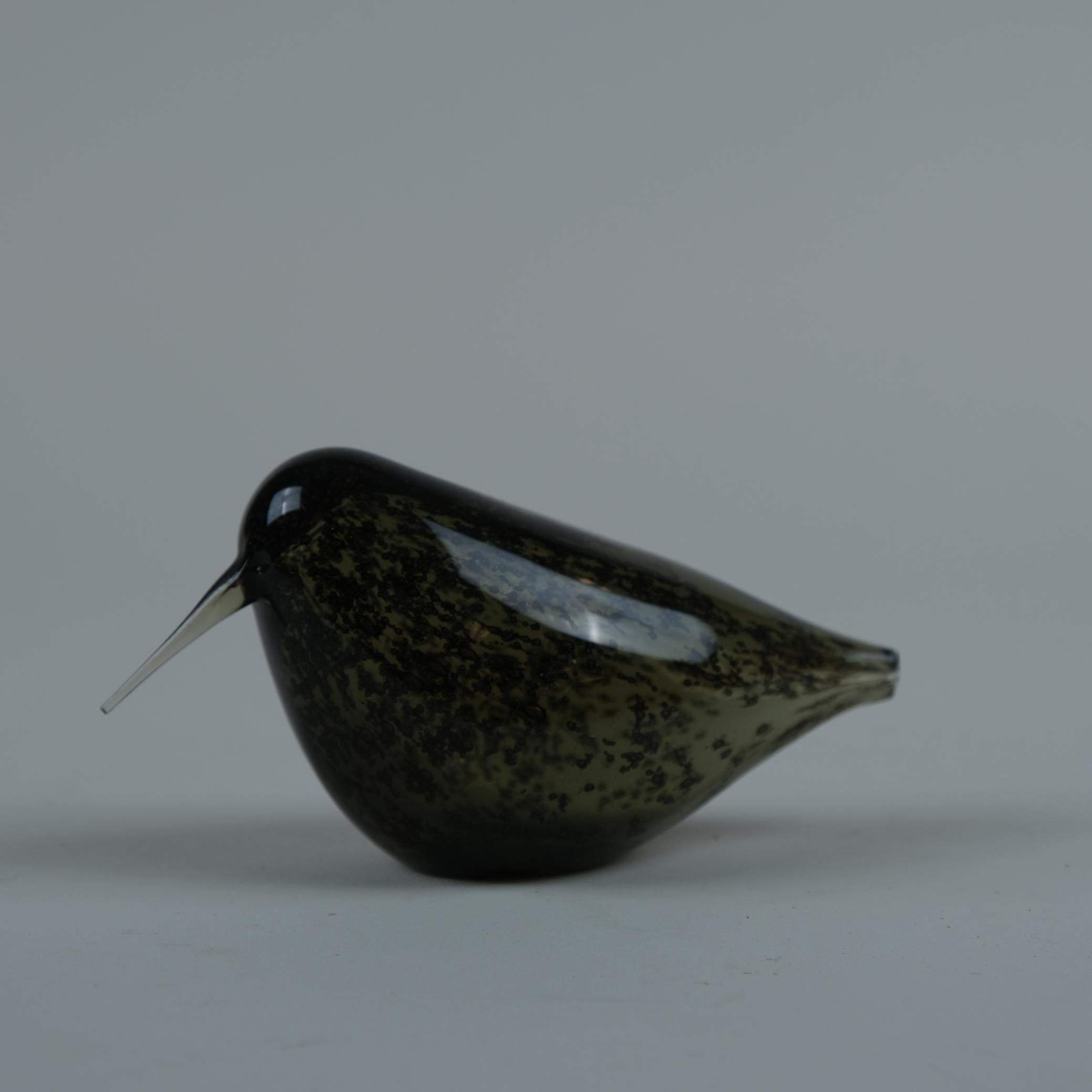 Escultura de vidrio Kaj Franck Woodcock 