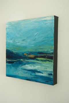 A Pause in Blue, Abstract Painting