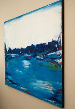 Expansive Views, Abstract Oil Painting