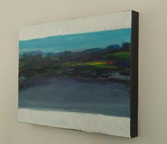 En la distancia tranquila, pintura abstracta