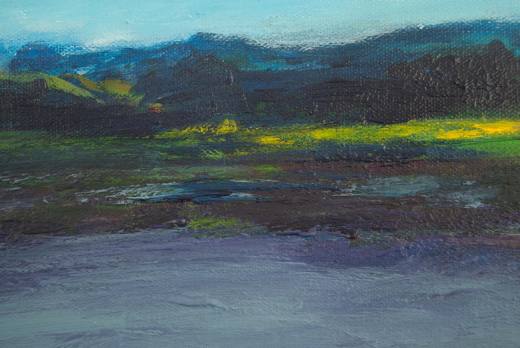 In the Quiet Distance, Abstract Painting For Sale 1