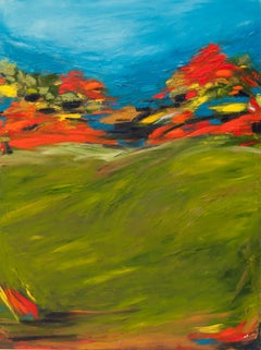 È bello fuori, pittura ad olio astratta