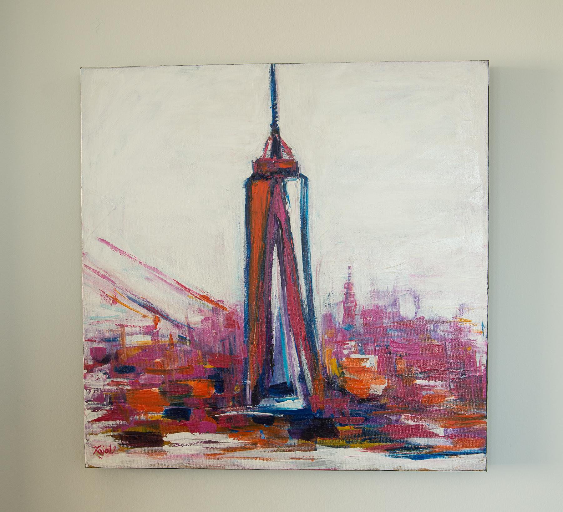 NYC=Libertà, Pittura originale - Painting Espressionista di Kajal Zaveri