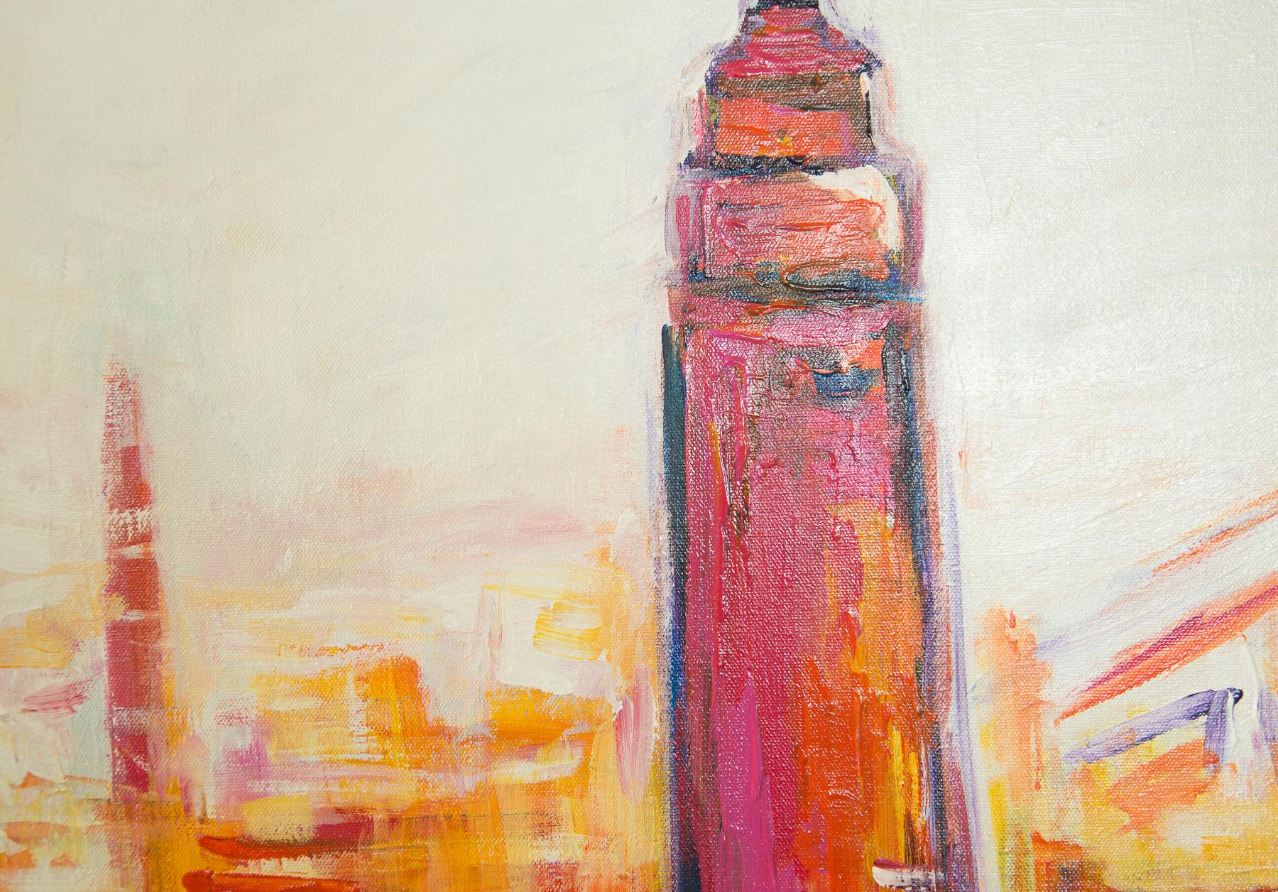 NYC=Vibrant, Original Painting For Sale 1