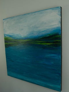 Somewhere Feeling Calm, Abstract Painting