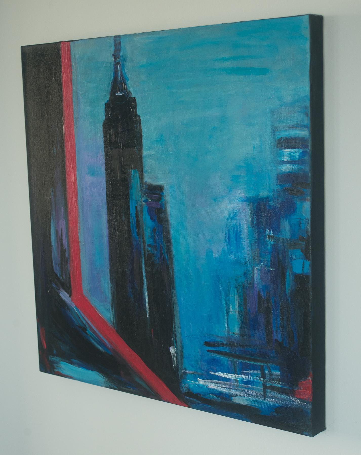 De pie, pintura original - Painting de Kajal Zaveri