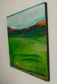 Summer Fields, Abstract Painting