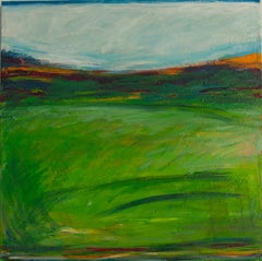 Summer Fields, Abstract Painting