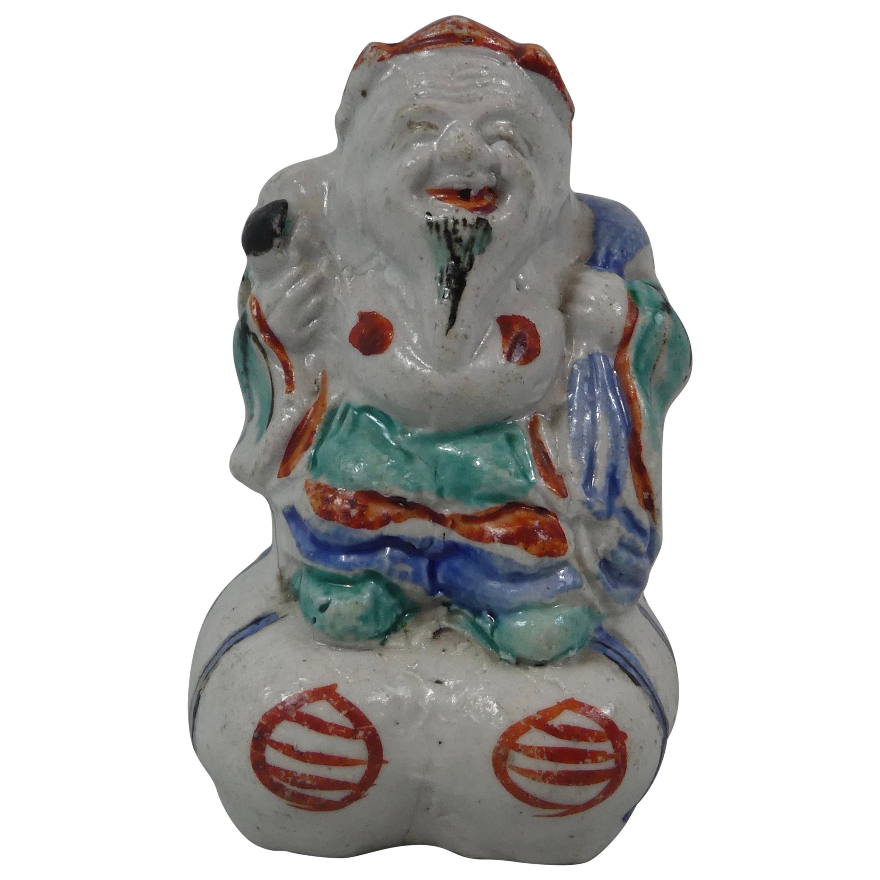 Kakiemon Porcelain Water Dropper, Daikoku, circa 1680, Edo Period