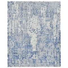 Kala, Contemporary Abstract Loom Knotted Area Rug, Cream