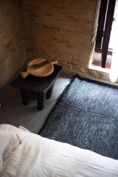 KALA RATRI rug, a handwoven rug from Nepal in pure sheep wool