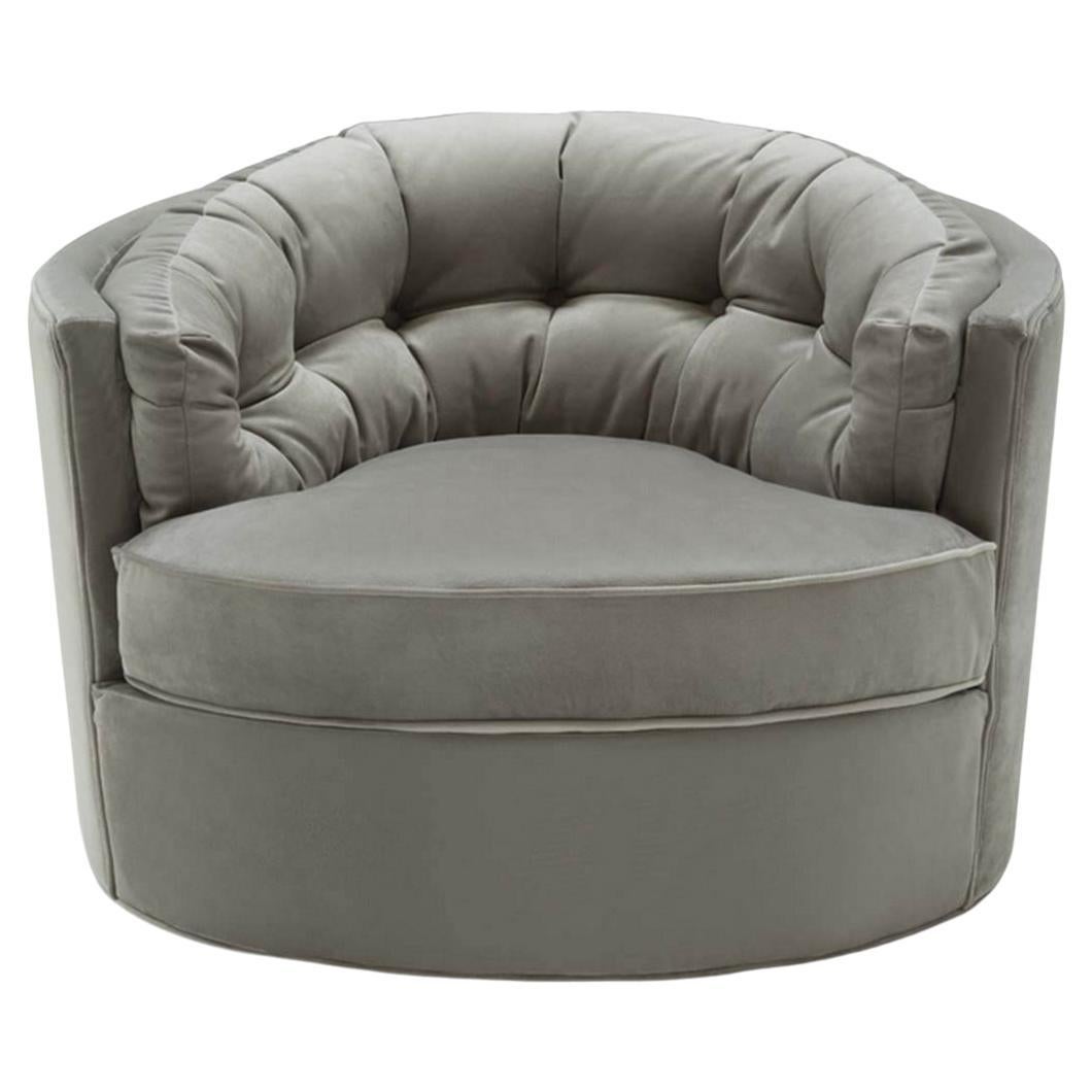 Fauteuil gris Kalaha