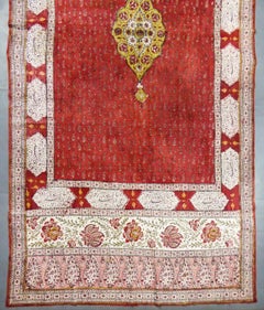 Kalamkari in glazed painted cotton - India for the Persian market - 19th century
