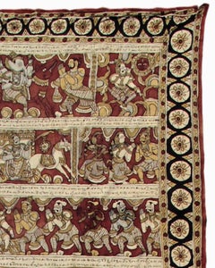 Kalamkari Rug, Early 20th Century