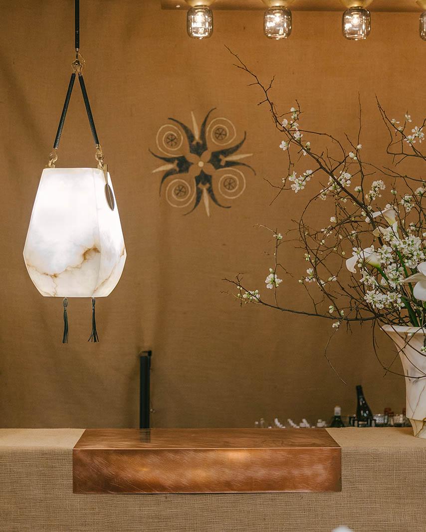 Contemporary Kalathi Lantern by M.Fisher x Remains Lighting Co. For Sale