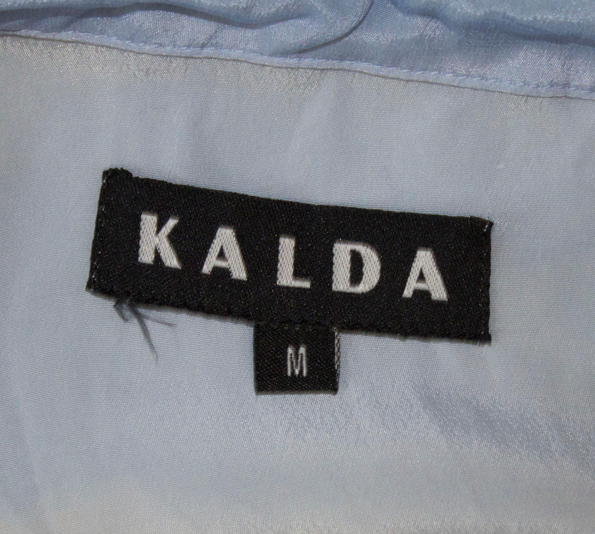 Kalda Blue Overshirt For Sale 4
