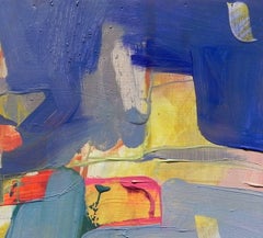 Blue Skies, Abstract Oil Painting