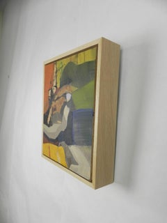 She Moon; Oil Abstract Painting