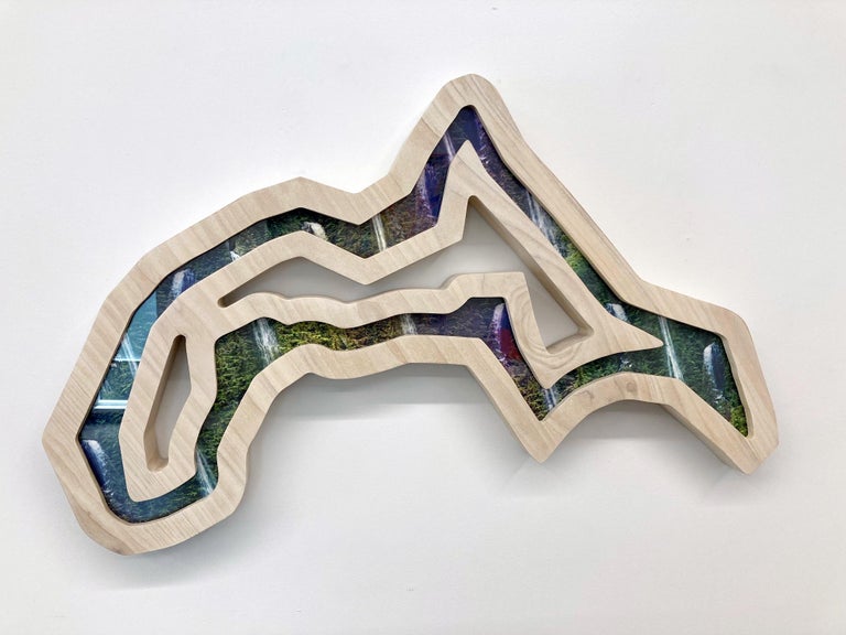 Kalee Appleton (American) 17 Waterfalls, Contemporary Digital