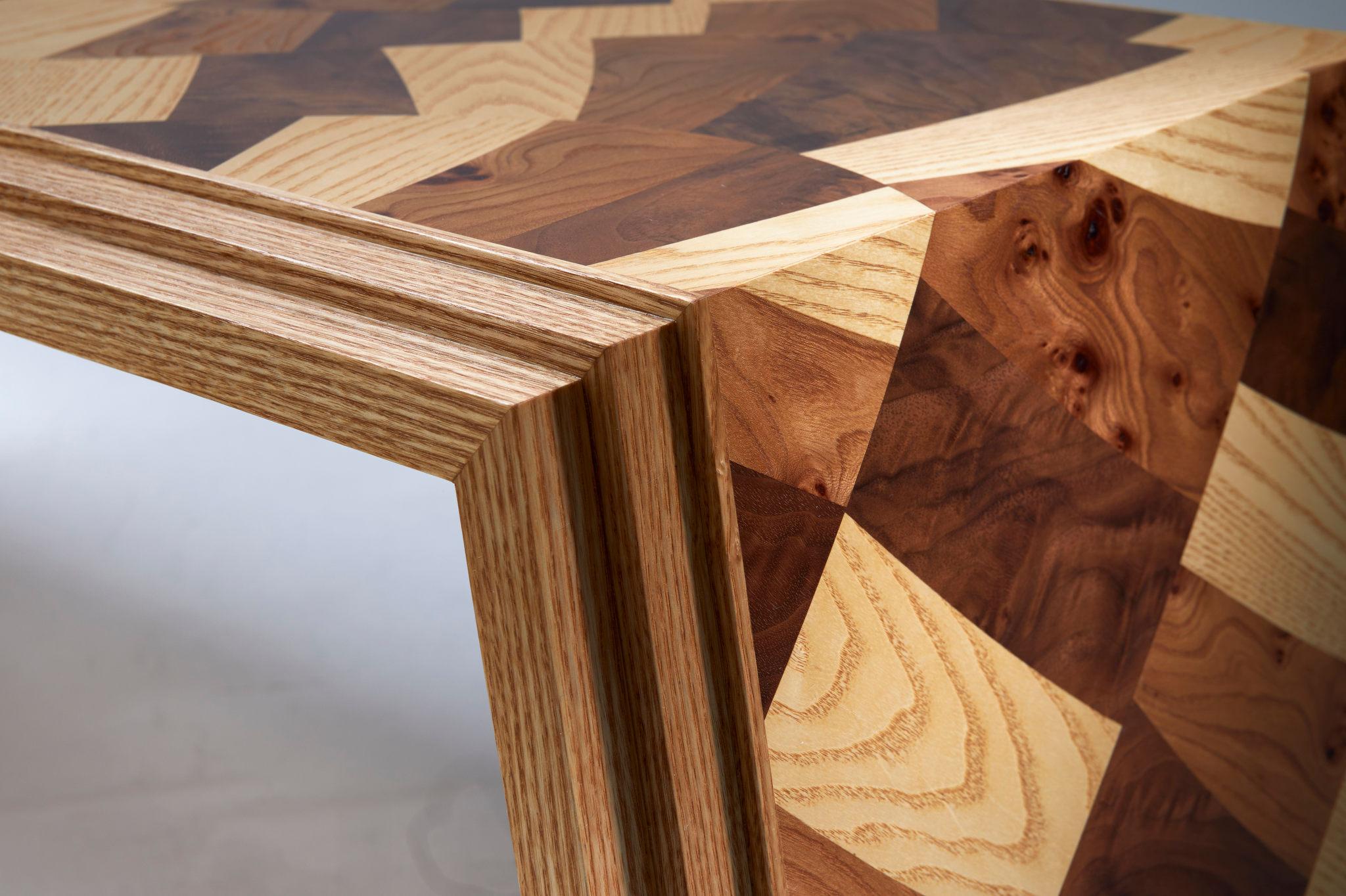 Modern Kaleidoscope Bench (brown)