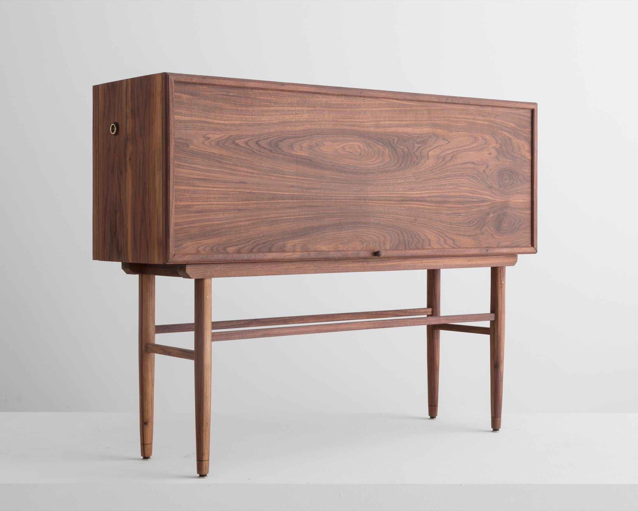 Wood Kaleidoscope Cabinet in Walnut by Sebastian ErraZuriz For Sale