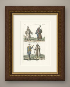 Kalenderi, Mevlevi Water Carrier, Bektashi and Rufai Dervishes, 1842