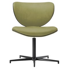 Kalida Acid Green Leather Office Chair