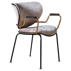 Kalida Patterned Chair with Armrests