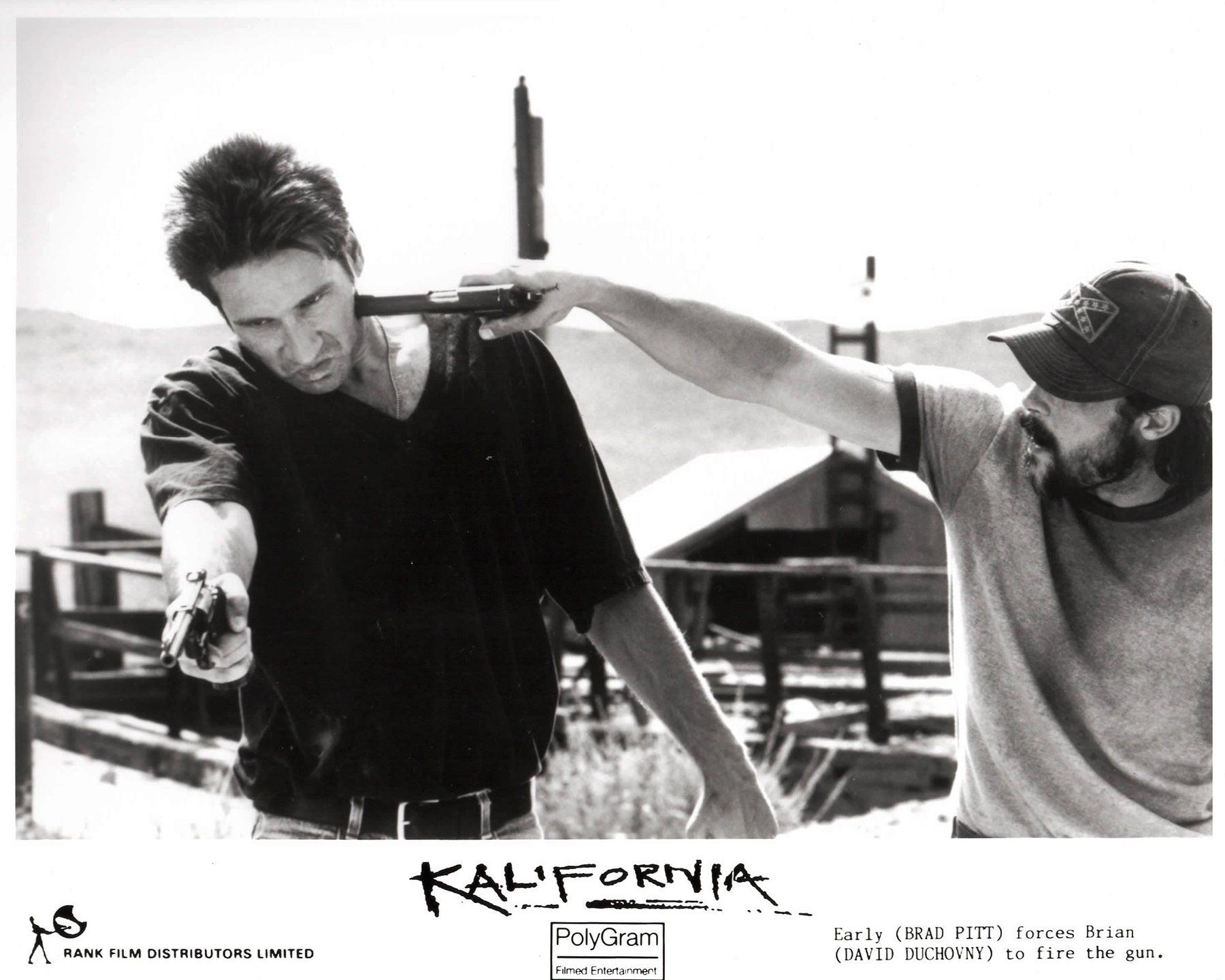Papier Kalifornia 1993 Publicity Film Movie Press Still Framed en vente